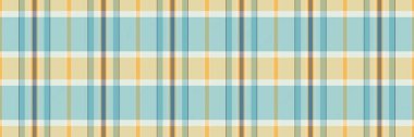 Pijama tekstil arka planı pürüzsüz, kart katran desenli kontrol. 70 'ler kumaş kumaş ekoseli ışık ve cyan renk paleti.