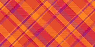 Şarap kumaşı, kumaş, yorgan desenleri, tekstil kontrolü. Kırmızı ve canlı mandalina renk paletinde arkaplan vektör ekose deseni sonbaharı.