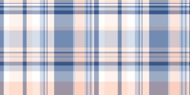 Ünlü tekstil kumaşı, yeni ekoseli arka plan dikişsiz. Pastel ve açık renk paletinde tartan şablon kontrol vektörü.