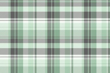 Paltolu ekose kumaş kontrolü, krallık vektörü tekstilsiz. Kareli doku arka plan kumaş deseni beyaz ve gri renk paletinde.