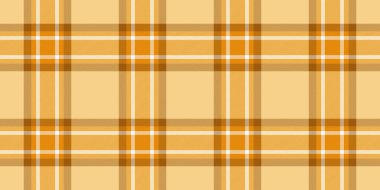 Tarz desenli tekstil dokusu, vektörsüz tartan at. Buffalo ekoseli kumaş taraması turuncu ve kehribar rengi.