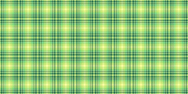 Bornoz desenli kumaş dokusu, 60 'lı yıllarda tartan dikişsiz. Kireç ve gök mavisi renk paletinde tekstil vektör arkaplan ekoseli.