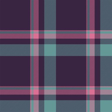 Ekose desenli. Kumaş dokusunu kontrol et. Vektör tekstil baskı tasarımı.