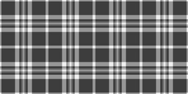 Model desenli arka plan dokusu, uzun tartan pürüzsüz kontrol. Giysi vektörü kumaş ekose kumaş vintage gri ve gri renk paleti.