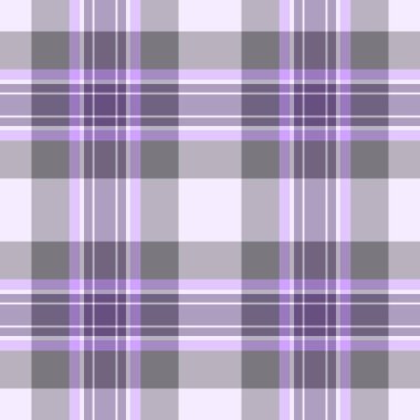 Pastel ve gri renklerde arkaplan dikişsiz kumaş ekoseli vektör tekstil desenini kontrol et.