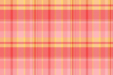 Mükemmel ekose desenli, erkek giyim tekstil tartan vektörü. Tekrarlanan doku arka plan kumaş denetimi kırmızı ve güzel kırmızı renk paleti ile.