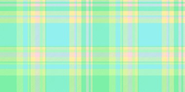 Okula geri dön. Dikensiz kumaş, kadın desenli kumaş. Pastel vektör kontrol arkaplan tartan yeşil ve gök mavisi renk paleti.