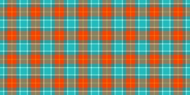 Çapraz arkaplan desenli tartan, görüntü kontrol deseni pürüzsüz. Bahar kumaşı tekstil ekoseli mavi ve turuncu renk paleti.