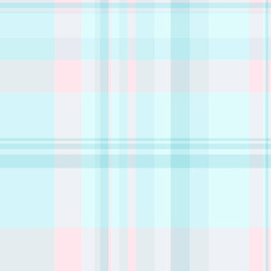 Simetri kumaşı ekose kumaş, panjabi dikişsiz tartan doku. Işık ve beyaz renk paletinde arkaplan şablon vektörünü göster.