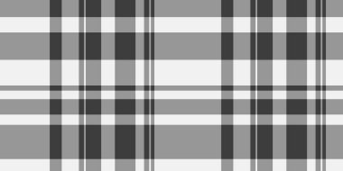 Boyalı arkaplan dokusu pürüzsüz, çizgili şablon kontrolü. Kraliyet kumaşı tekstil ekoseli gri ve beyaz renk paleti.