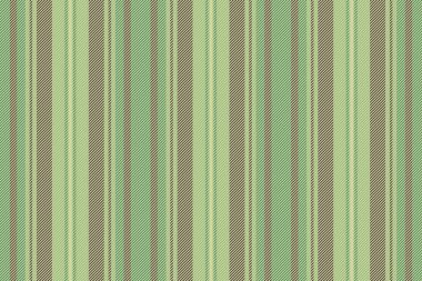 Tekstil dokusunu pürüzsüz, periyodik dikey arka plan kalıbını at. Açık ve yeşil renkli karışık vektör kumaş çizgileri.