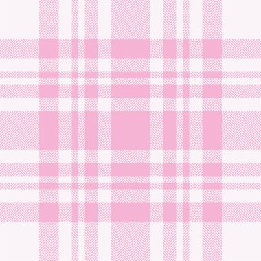 Ekose kontrol deseni pembe. Kusursuz kumaş dokusu. Tartan tekstil baskı tasarımı.