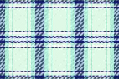 Pamuk dokusu kumaş deseni, etnisite tartan vektörü pürüzsüz. Hippi arka plan ekose tekstil kontrol açık ve beyaz renk paleti.