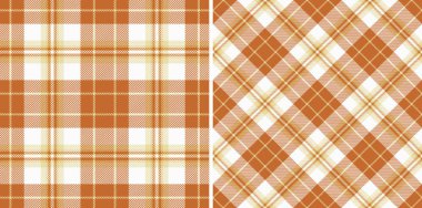 Ekoseli kumaş kontrollü kumaş vektörünün tekstil dokusu. En rahat mobilyaların kahve renklerini ayarlayın..