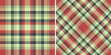Tartsız kumaş ekoseli arka plan doku vektörünün tekstil kontrolü. Geometrik tasarım kalıpları için doğa renklerini ayarla.