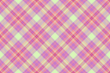 Gerçekçi doku vektörü pürüzsüz, uzunluk desenli ekose arka plan. Erkek gömleği Mor ve kırmızı renk paletiyle tartan kumaşı kontrol et.