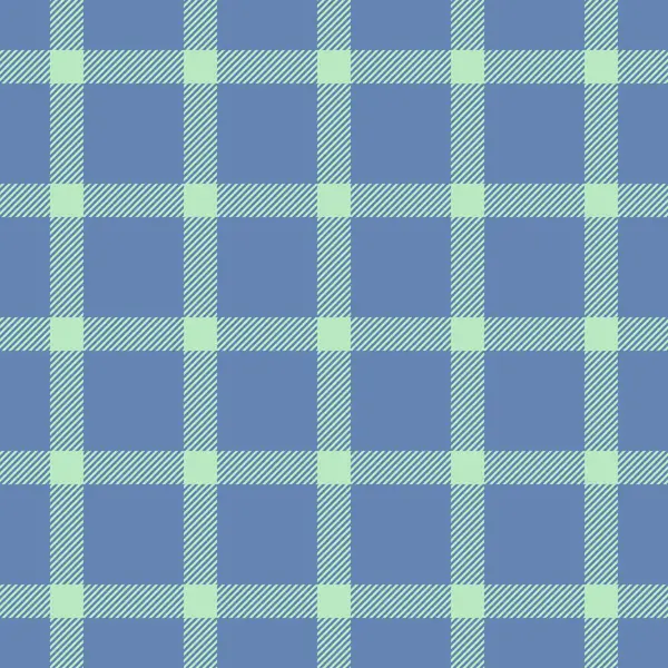 Kimlik tekstil vektör kumaşı, şık tartan doku kontrolü. Makineler mavi ve açık renk paletinde dikişsiz arka plan ekoseli.