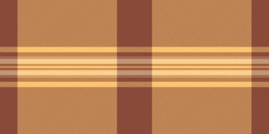 Tekstil araştırması düzgün, Glen Tartan vektörü pürüzsüz. New York ekose desenli kumaş turuncu ve kırmızı renk paleti.