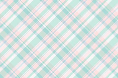 Uluslararası doku kusursuz vektör, web sitesi tekstil kontrolü geçmişi. Yaz desenli kumaş ekoseli açık ve beyaz renk paleti.