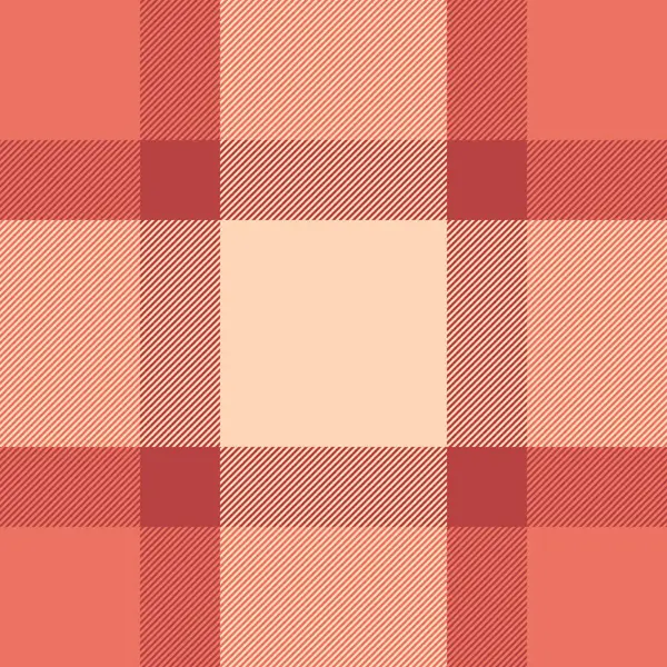 Stock vector Usa seamless background tartan, bedding fabric plaid vector. Diagonal check textile texture pattern in red and peach puff colors palette.