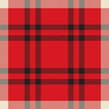 Ekose kontrol kalıbı. Kusursuz kumaş dokusu. Tartan tekstil baskı tasarımı.