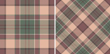 Kumaşın kusursuz desen vektörü kumaşı kontrol ediyor, kumaş desenli arka plan tartanı var. Rahat ve rahat marka giysiler için şık renklerle ayarlanmış .