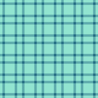 Fibröz kumaş kumaş kumaş, ekosesiz güzel bir çek. Teal ve cyan renk paletinde ekran arkaplan dokusu vektörü.