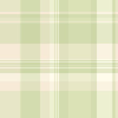 Hipster ekoseli, dekoratif desenli arka plan tartanı kontrol et. Aydınlık ve bej renkli makara kumaş desenli tekstil vektörü.