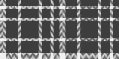 Duvar kâğıdı, ekoseli tartan, bufalo desenli arka plan. Preppy vektör dokusu tekstil kumaşı gri ve beyaz renk paleti.