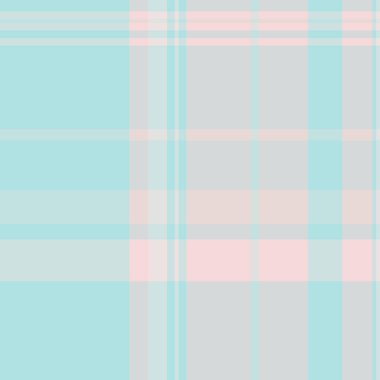 Mikro kontrol tartan deseni, pijama arkaplan kumaşı dikişsiz. Açık mavi renk paletinde tekstil desenli vektörü patlat.