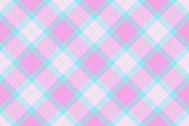 Tekstil arka planının ortası pürüzsüz, dingin kumaş desenli ekose. Işık ve cyan renk paletindeki tartan dokusunu kontrol et.