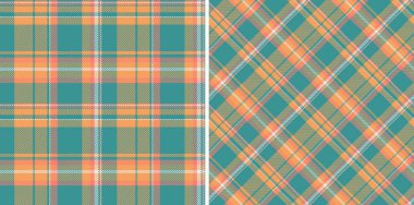 Ekoseli kumaş desenli kumaş kumaşlı tartan kumaşın vektör arkaplan dokusu. Çocuk renklerinde ayarlanmış. Desenli duvar boyası.