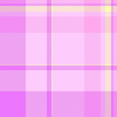 Büyük kontrol kusursuz desen, internet tartan ekose vektörü. Örülmüş arkaplan dokusu ışık ve mor renk paletinde kumaş.