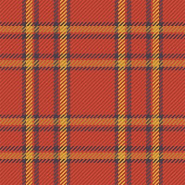 İskoç ekosesinin kusursuz deseni. Kumaş dokusunu kontrol ederek tekrarlanabilir arkaplan. Çizgili tekstil izinin düz vektör arkaplanı.