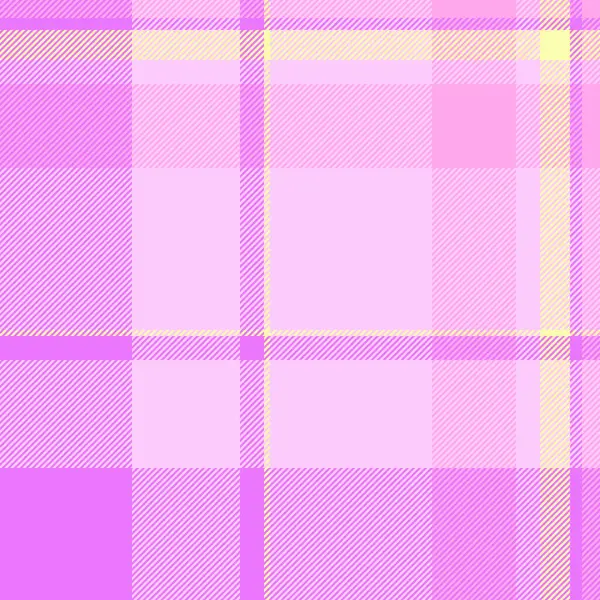 Büyük kontrol kusursuz desen, internet tartan ekose vektörü. Örülmüş arkaplan dokusu ışık ve mor renk paletinde kumaş.