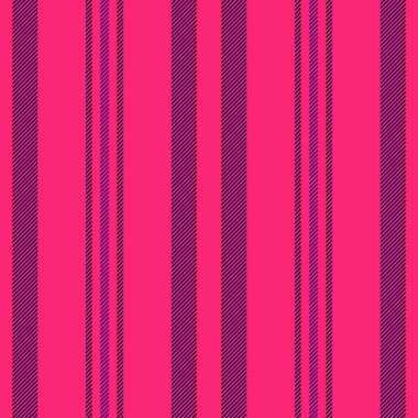 Atölye kumaş çizgileri arka plan, Hindistan desenli vektör çizgisi. Pembe ve çivit renginde bebek dikey tekstil dokusu.