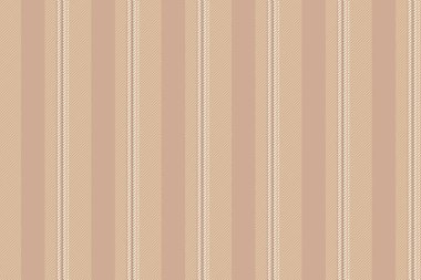 Simetri dokusu pürüzsüz vektör, paskalya deseni dikey arka plan. Açık ve turuncu renk paletinde dayanıklı kumaş çizgileri.