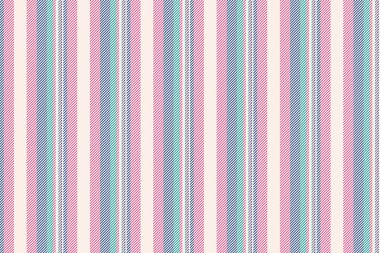 Soyut arka plan çizgili kumaş, zenginlik tekstil modeli vektörü. Ön doku çizgileri deniz kabuğunda dikey ve pembe renk paletinde.