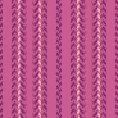 Makine şeridi dokusu pürüzsüz, Ekim kumaşı dikey arkaplan. Üniforma çizgileri tekstil deseni pembe ve açık renkli.