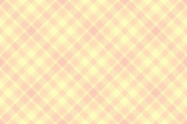 Londra ekose desenli, arka planda felçli vektör tekstili. Desenli doku kontrol kumaş deseni ışık ve şeftali kabartma renk paleti.