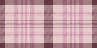 Flanel kumaş dokusu, yüzey tartan dikişsiz. Işık ve kırmızı renk paletinde şekil deseni ekose vektör arkaplanı.