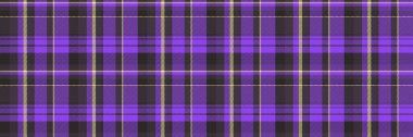 Noel süsü kumaş özgeçmiş kontrolü, uzay vektörünü kusursuz tartan kopyala. Sonsuzluk tekstil desenli ekose desen koyu ve mor renk paleti.