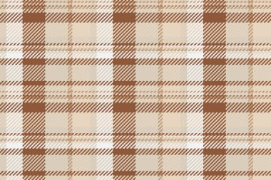 Karalama tartan vektör kontrolü, tattersall ekose desenli tekstil. 40 'lı yılların renksiz arka plan kumaşı açık ve turuncu renk paletinde.