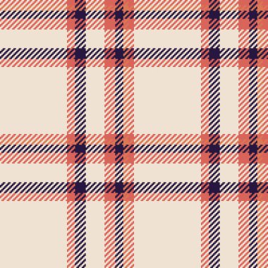 Panjabi tekstil tartan geçmişi, iç çamaşırı kumaş kontrolü. Işık ve kırmızı renk paletinde kusursuz desen ekoseli patlat.