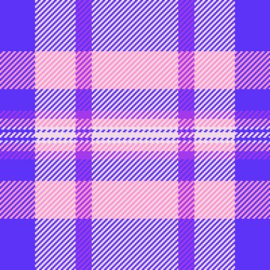 İş vektörü kumaş tartan, ses tonu kontrolü tekstil. Grafiksel desenli ekose desen ışık ve çivit renk paletinde pürüzsüz.