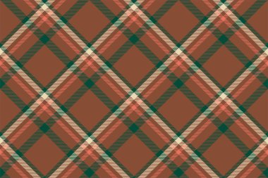 Tartan ekoseli arka plan, çapraz kontrol, kusursuz desen. Tekstil baskısı için vektör kumaş dokusu, ambalaj kağıdı, hediye kartı, duvar kağıdı düz tasarım.
