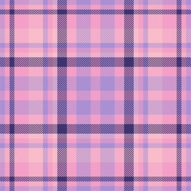 Ekose kontrol deseni pembe. Kusursuz kumaş dokusu. Tartan tekstil baskı tasarımı.