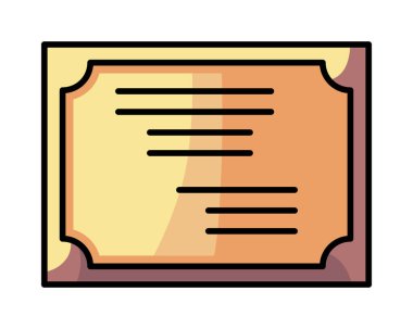 Kalite sertifika simgesi. Üniversite, üniversite, okul, diğer eğitim ve derslerden mezun olmuş. Başarı ya da ödül rozeti. Vektör illüstrasyonu.