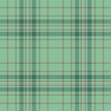 Yeşil desenli ekose desenli. Kumaş dokusunu kontrol et. Vektör tekstil baskı tasarımı.