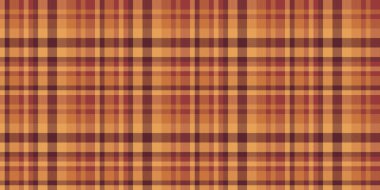 İrlanda dokusu arkaplan tartan, üst ekose kumaş. Turuncu ve kırmızı renklerde pürüzsüz kontrol desenleri.